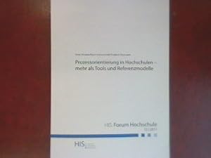 Bild des Verkufers fr Prozessorientierung in Hochschulen - mehr als Tools und Referenzmodelle - HIS: Forum Hochschule - 12/2011 zum Verkauf von books4less (Versandantiquariat Petra Gros GmbH & Co. KG)