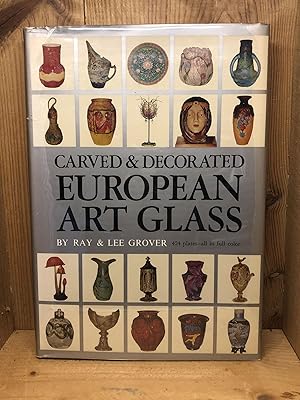 CARVED AND DECORATED EUROPEAN ART GLASS