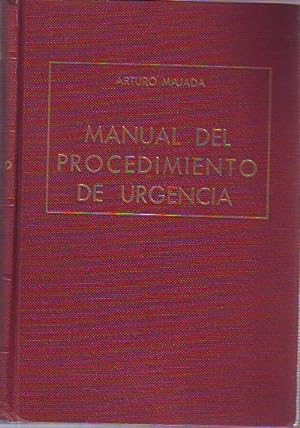 MANUAL DEL PROCEDIMIENTO DE URGENCIA.