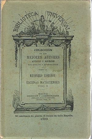 Seller image for ARTCULOS RECOGIDOS DE LAS ESCENAS MATRITENSES. Tomo 2. Segunda serie. 1836-1842. for sale by Librera Torren de Rueda