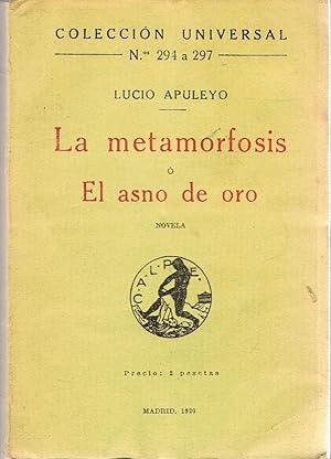 Seller image for LA METARMOFOSIS O EL ASNO DE ORO for sale by Librera Torren de Rueda