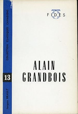 Bild des Verkufers fr Alain Grandbois zum Verkauf von Librairie Le Nord