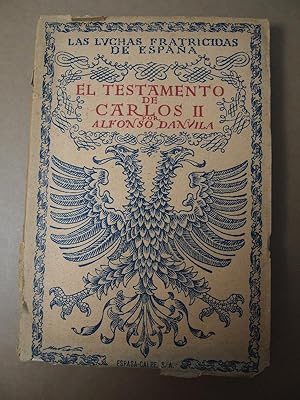 Immagine del venditore per El Testamento de Carlos II. venduto da Carmichael Alonso Libros