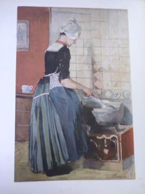 Seller image for L'Estampe Moderne. La Servante. Lithographie Originale for sale by Librairie Le Feu Follet