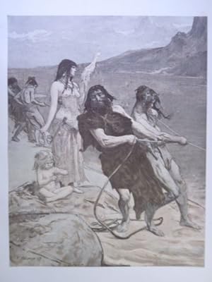 Seller image for L'Estampe Moderne. Cit� Lacustre. Lithographie Originale for sale by Librairie Le Feu Follet