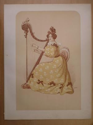 L'Estampe Moderne. La Romance. Lithographie Originale