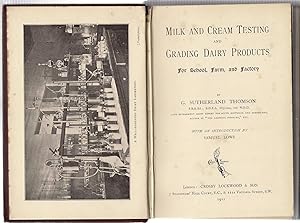 Immagine del venditore per Milk and Cream Testing and grading Dairy Products for School, farm and Factory venduto da Michael Moons Bookshop, PBFA