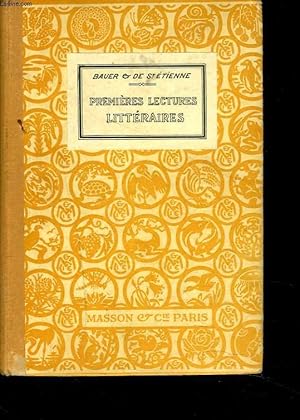 Seller image for PREMIERES LECTURES LITTERAIRES for sale by Le-Livre