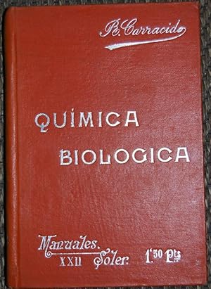 Bild des Verkufers fr COMPENDIO DE QUIMICA BIOLGICA. Manuales Soler XXII zum Verkauf von Fbula Libros (Librera Jimnez-Bravo)