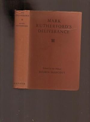 Imagen del vendedor de Mark Rutherford's Deliverance a la venta por Sonnets And Symphonies
