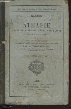 Seller image for RACINE : ATHALIE TRAGEDIE TIREE DE L ECRITURE SAINTE for sale by Le-Livre