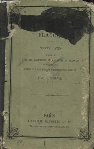 Bild des Verkufers fr Q. HORATIUS FLACCUS zum Verkauf von Le-Livre