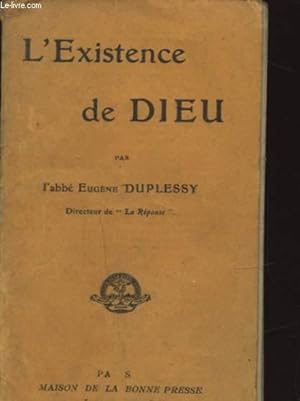 Seller image for L EXISTENCE DE DIEU for sale by Le-Livre