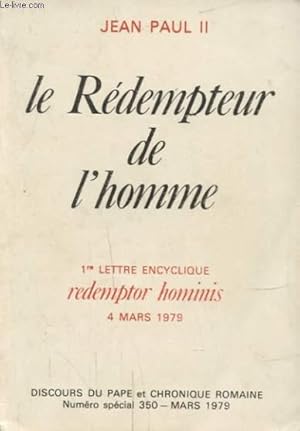 Immagine del venditore per LE REDEMPTEUR DE L HOMME venduto da Le-Livre