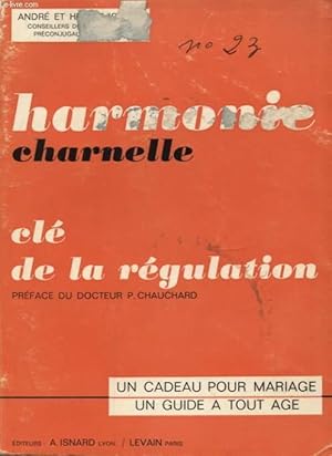Bild des Verk�ufers f�r HARMONIE CHARNELLE CLE DE LA REGULATION zum Verkauf von Le-Livre