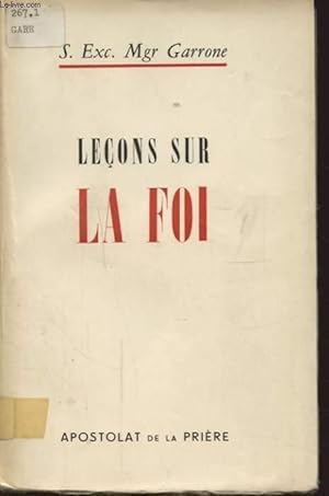 Seller image for LECONS SUR LA FOI for sale by Le-Livre