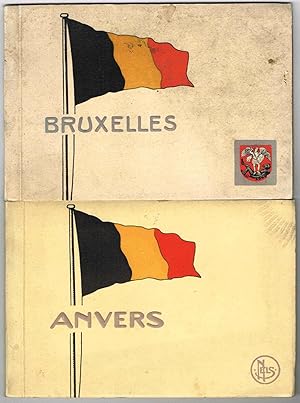 Image du vendeur pour BRUXELLES (Brussels, Belgium)(19 engravings) + ANVERS (Antwerp, Belgium)(16 engravings) mis en vente par SUNSET BOOKS