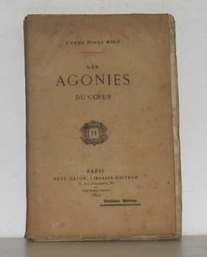 Immagine del venditore per Les agonies du coeur venduto da crealivres