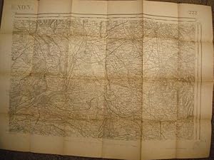 Folded Paper Map: Sheet 222 Avignon