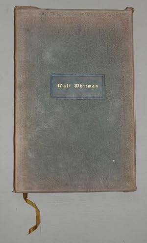 Seller image for The Essay on Walt Whitman - With A Little Journey to the Home of Whitman for sale by Bucolusa Books