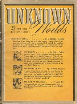 Immagine del venditore per UNKNOWN Worlds: June 1942 ("The Idol of the Flies") venduto da Books from the Crypt