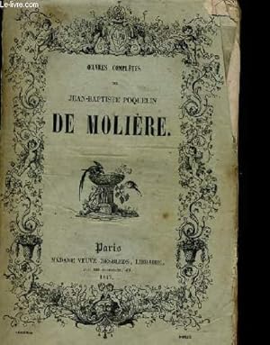 Image du vendeur pour OEUVRES COMPLETES DE JEAN-BAPTISTE POQUELIN DE MOLIERE - TOME 2 mis en vente par Le-Livre