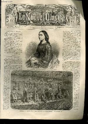 Seller image for Le Nouvel Illustr N109 - 1re anne : L'Impratrice Charlotte du Mexique  Paris - Percement du Mont Cenis, vue d'une machine perforatrice - Ouverture du nouveau thtre du Prince Imprial - Le dimanche au environs de Londres, dessin par J. THOMPSON for sale by Le-Livre