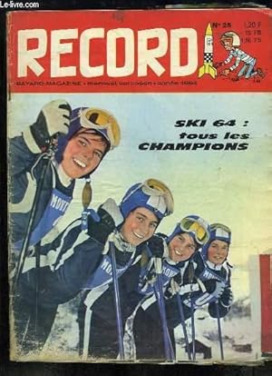 Seller image for Record N25 : Les 63 colonnes de la Une - Le Ski, entrainement de l'Equipe de France et les reportages  la TV. - 30 Robinsons dans une le - J'ai 13 ans, je suis Lapon - Claude Franois . for sale by Le-Livre