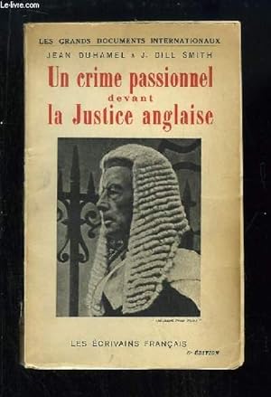 Seller image for Un crime passionnel devant la Justice anglaise (L'Affaire Vaquier) for sale by Le-Livre