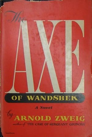 Imagen del vendedor de The Axe of Wandsbek. A Novel. Translated from the German by Eric Sutton. a la venta por Rotes Antiquariat