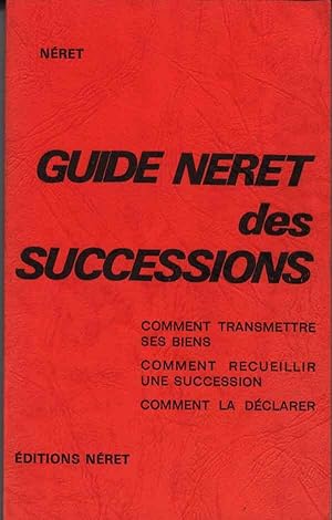 Guide Néret des successions