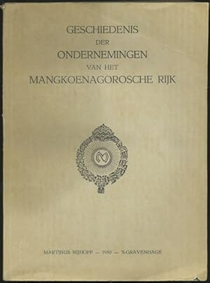 Bild des Verkufers fr Geschiedenis der ondernemingen van het Mangoenagorosche rijk zum Verkauf von Kaaterskill Books, ABAA/ILAB