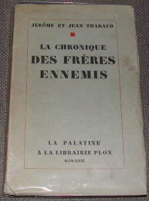 Bild des Verkufers fr La chronique des frres ennemis. zum Verkauf von alphabets