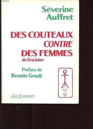 Image du vendeur pour DES COUTEAUX CONTRE DES FEMMES mis en vente par Le-Livre