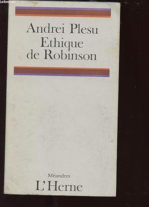 Image du vendeur pour ETHIQUE DE ROBINSON. mis en vente par Le-Livre