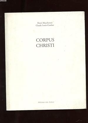 Image du vendeur pour CORPUS CHRISTI mis en vente par Le-Livre