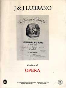 Catalog 42: Opera.