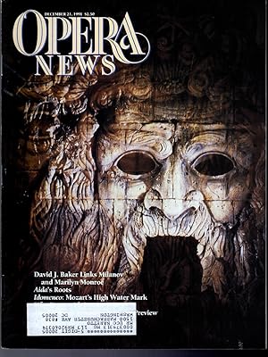 Seller image for Opera News: Volume 56, No. 7; December 21, 1991 for sale by Dorley House Books, Inc.