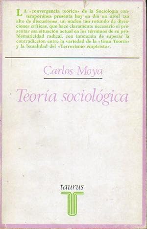 Imagen del vendedor de TEORA SOCIOLGICA: UNA INTRODUCCIN CRTICA. 2 Ed. a la venta por angeles sancha libros