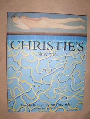 CHRISTIE`S Twentieth Century Art (Day Sale) *. New York, 10 May 2000.