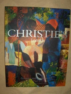 CHRISTIE`S GERMAN & AUSTRIAN ART PART 1 *. London, 17 October 2000.