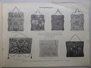 Bild des Verkufers fr Neuheiten zum Malen und Brennen. Fr Brandmalerei in Leder, Samt und Pappe. Fr Malerei in Calico, Moir und Raffia (Haupt-) Katalog R. zum Verkauf von Antiquariat Heinzelmnnchen