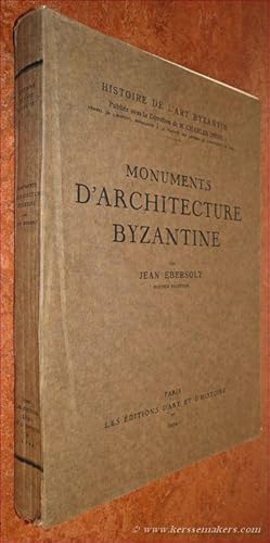 Bild des Verkufers fr Monuments d'architecture Byzantine. zum Verkauf von Emile Kerssemakers ILAB