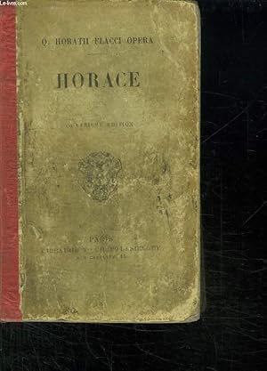 Imagen del vendedor de HORACE. 4em EDITION. a la venta por Le-Livre