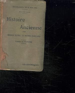 Seller image for SECOND CYCLE. HISTOIRE ANCIENNE. CLASSE DE PREMIERE. ROME, LE HAUT MOYEN AGE. for sale by Le-Livre