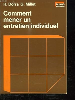 Seller image for COMMENT MENER UN ENTRETIEN INDIVIDUEL. for sale by Le-Livre