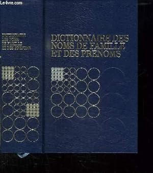 Imagen del vendedor de DICTIONNAIRE DES NOMS DE FAMILLE ET DES PRENOMS. a la venta por Le-Livre