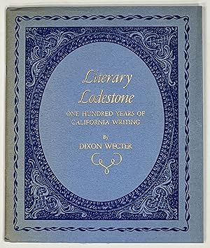 Bild des Verkufers fr LITERARY LODESTONE. One Hundred Years of California Writing zum Verkauf von Tavistock Books, ABAA