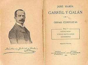 Seller image for OBRAS COMPLETAS. Tomo I. CASTELLANAS * NUEVAS CASTELLANAS * EXTREMEAS for sale by Librera Torren de Rueda
