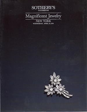 Sotheby's New York Important Jewelery April 16, 1986 SALE 5445.